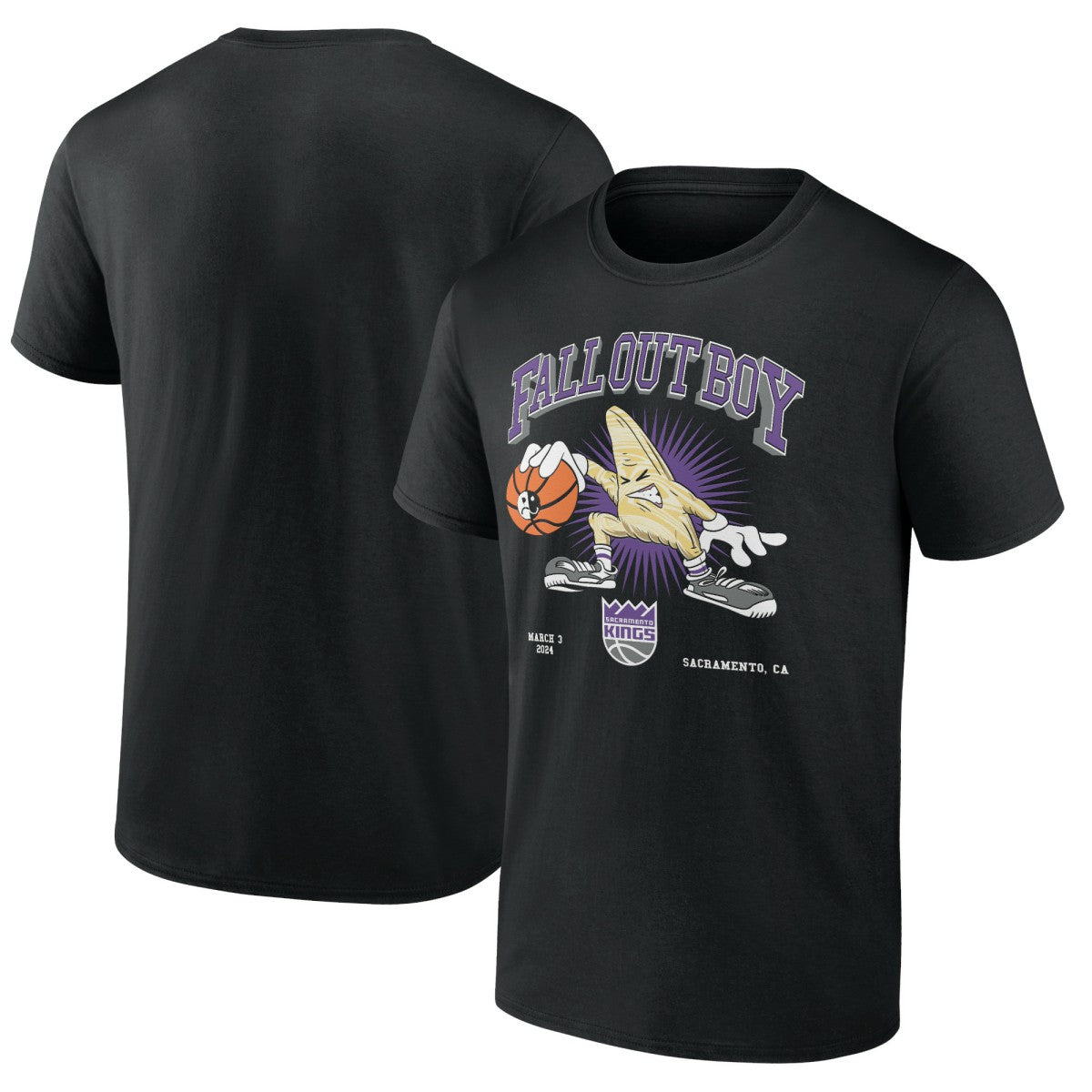 Fall Out Boy x Sacramento Kings So Much For (2our) Dust T-Shirt - Black sale