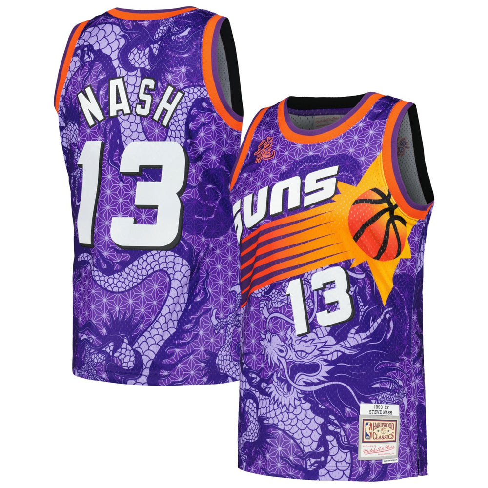 Steve Nash Phoenix Suns 1996/97 Hardwood Classics Asian Heritage 6.0 Swingman Throwback Player Jersey - Purple cheap