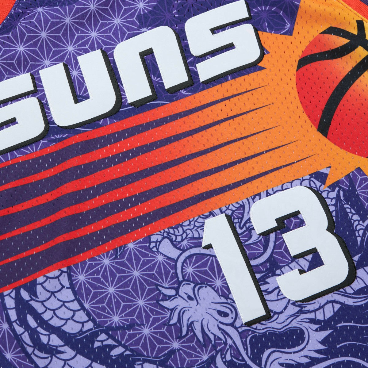 Steve Nash Phoenix Suns 1996/97 Hardwood Classics Asian Heritage 6.0 Swingman Throwback Player Jersey - Purple cheap