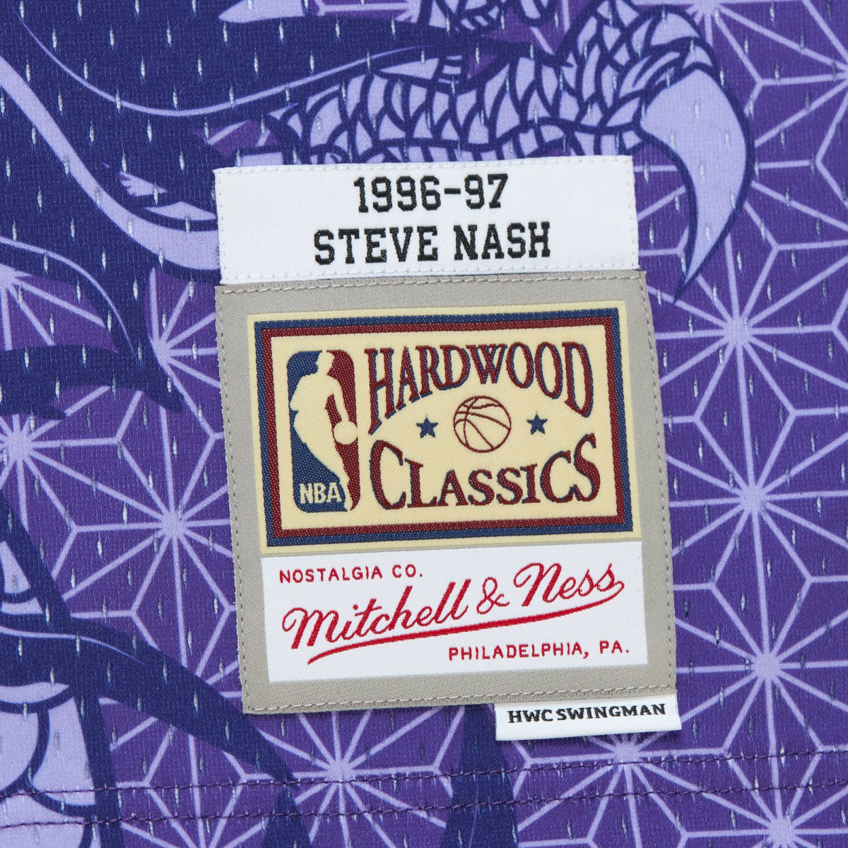 Steve Nash Phoenix Suns 1996/97 Hardwood Classics Asian Heritage 6.0 Swingman Throwback Player Jersey - Purple cheap