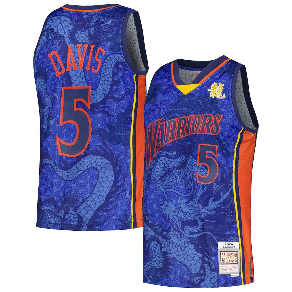 Baron Davis Golden State Warriors 2006/07 Hardwood Classics Asian Heritage 6.0 Swingman Throwback Player Jersey sale - Royal online