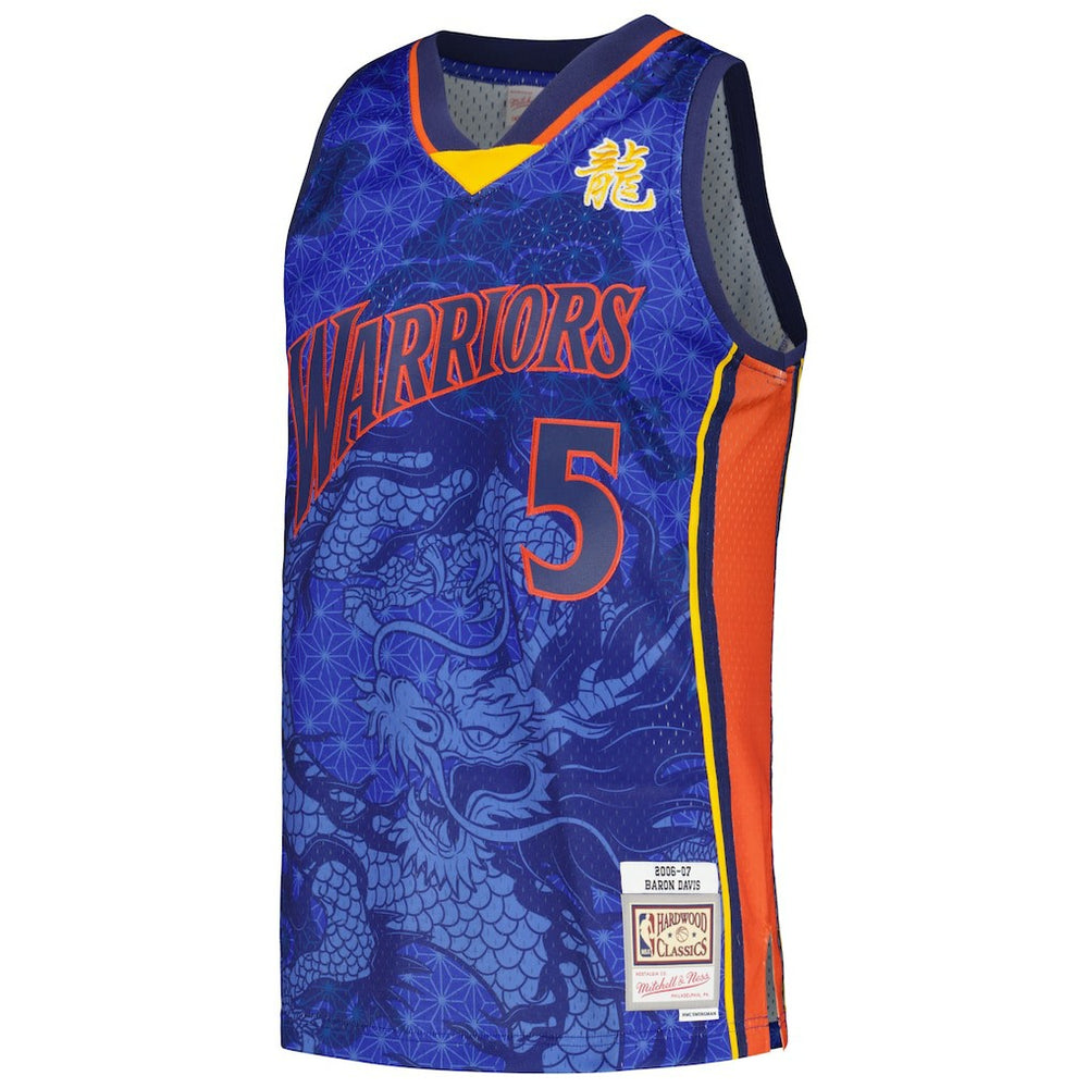 Baron Davis Golden State Warriors 2006/07 Hardwood Classics Asian Heritage 6.0 Swingman Throwback Player Jersey sale - Royal online