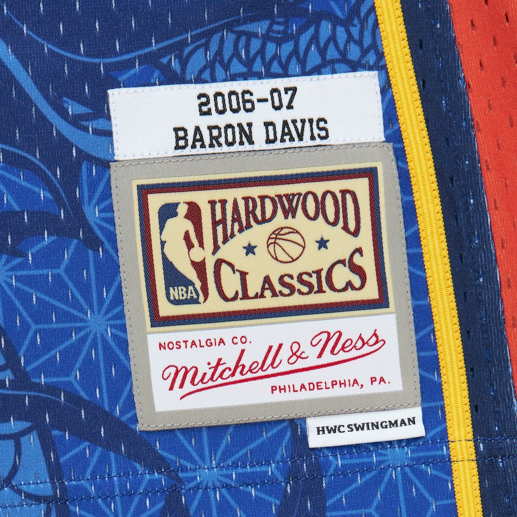 Baron Davis Golden State Warriors 2006/07 Hardwood Classics Asian Heritage 6.0 Swingman Throwback Player Jersey sale - Royal online