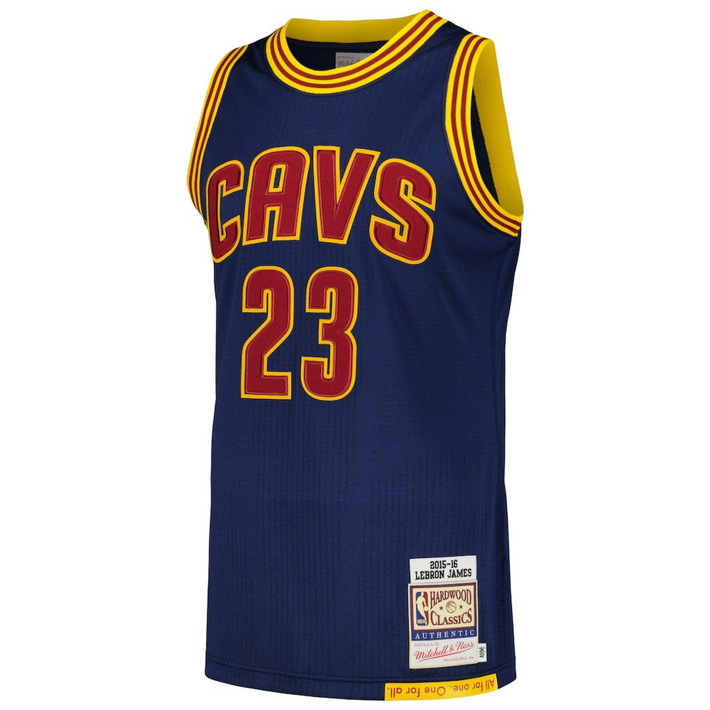 LeBron James Cleveland Cavaliers 2015/16 Hardwood Classics Authentic Jersey sale - Navy on sale