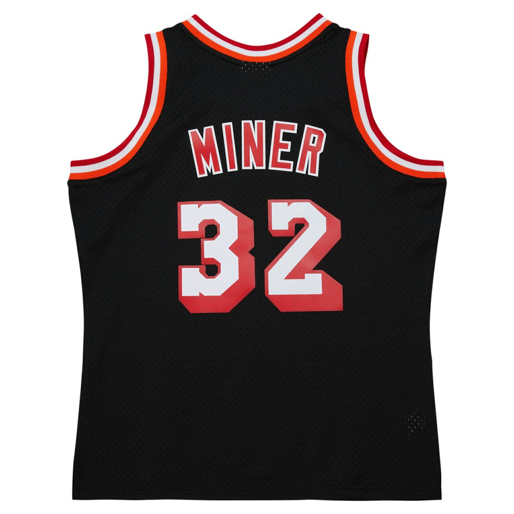 Harold Miner Miami Heat 1992/93 Hardwood Classics Swingman Throwback Jersey - Black for sale