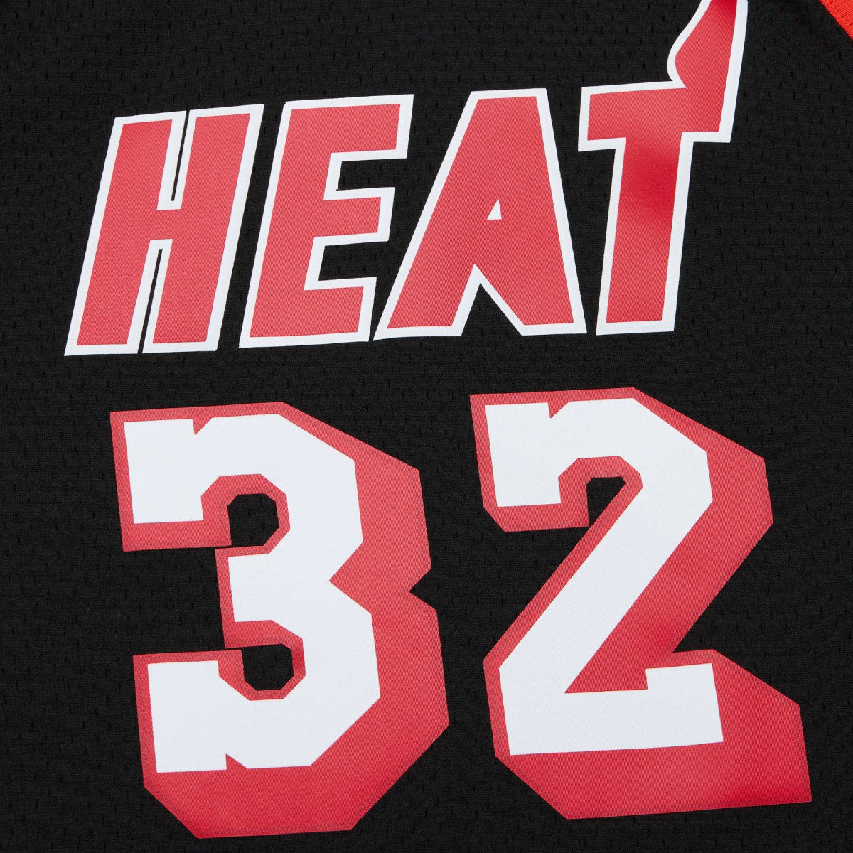 Harold Miner Miami Heat 1992/93 Hardwood Classics Swingman Throwback Jersey - Black for sale