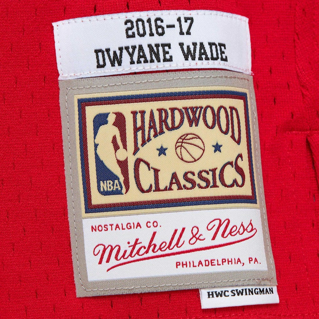 Dwyane Wade Chicago Bulls 2016/17 Hardwood Classics Swingman Jersey sale - Red cheap