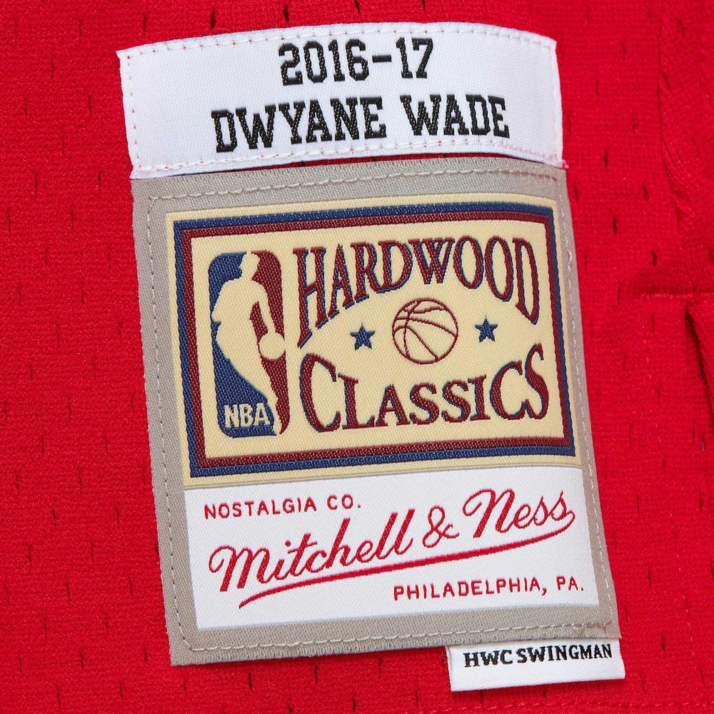 Dwyane Wade Chicago Bulls 2016/17 Hardwood Classics Swingman Jersey sale - Red cheap