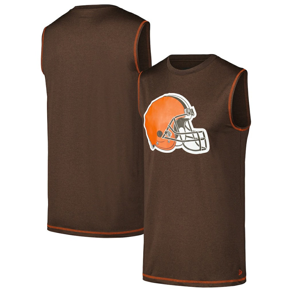 Cleveland Browns New Era Tank Top - Brown on sale