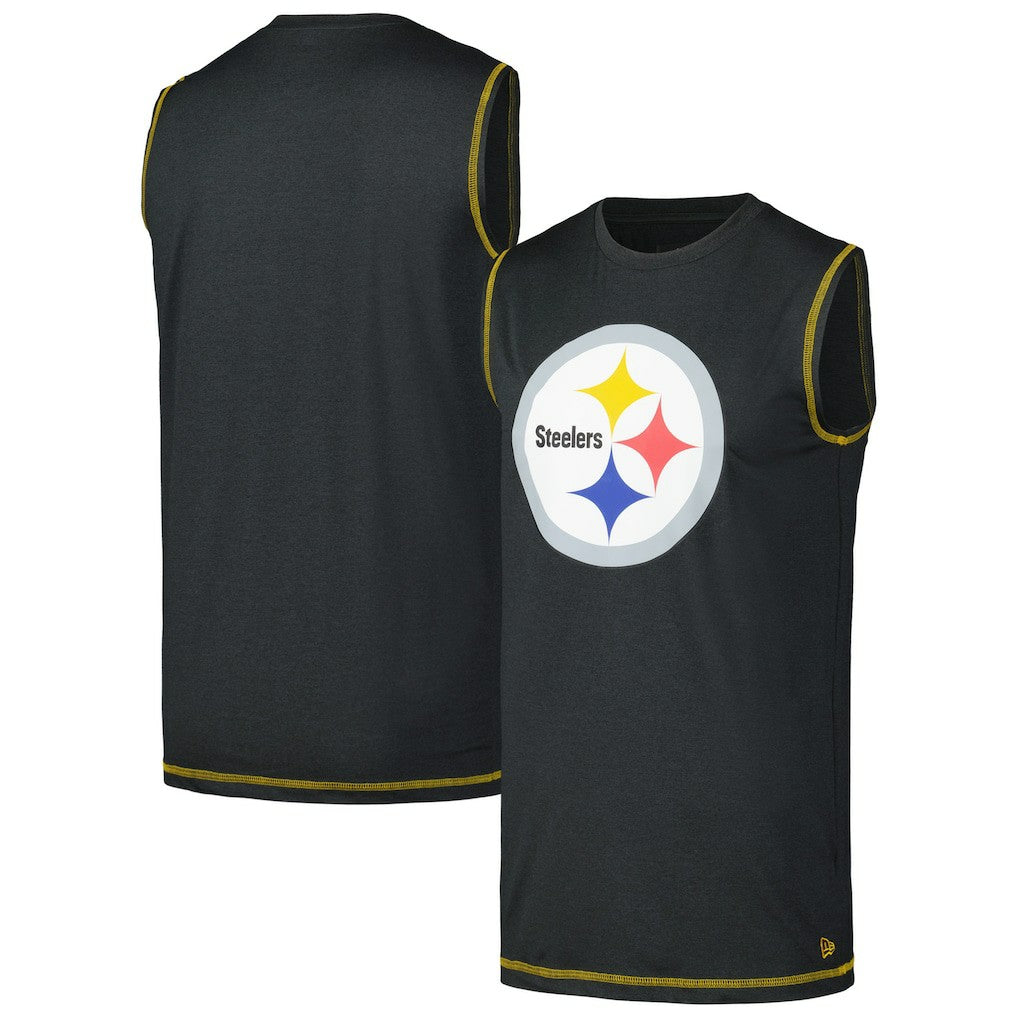 Pittsburgh Steelers New Era Tank Top - Black cheap