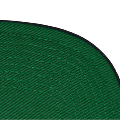 Seattle Kraken Mitchell & Ness Retro Script Colorblock Snapback Hat - Deep Sea Blue Hats
