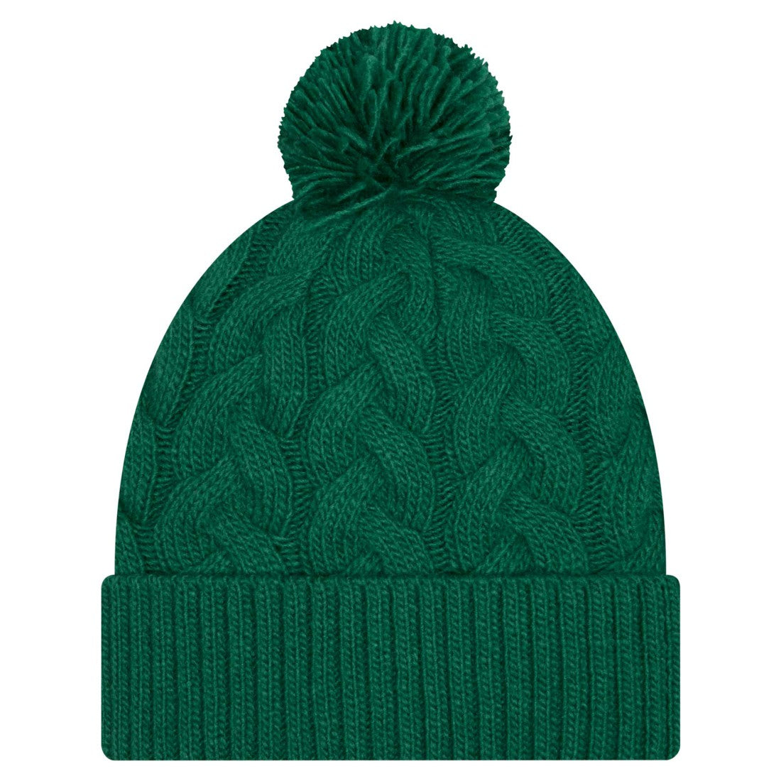 New York Jets New Era Women's Cable Cuffed Knit Hat with Pom - Green online