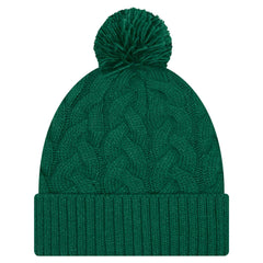 New York Jets New Era Women's Cable Cuffed Knit Hat with Pom - Green online