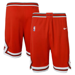Chicago Bulls Youth Swingman Performance Shorts - Red - Icon Edition for sale