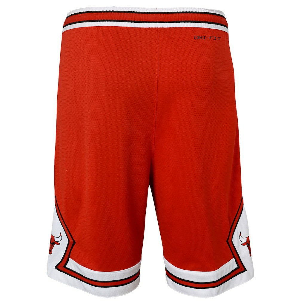 Chicago Bulls Youth Swingman Performance Shorts - Red - Icon Edition for sale