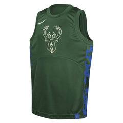 Milwaukee Bucks Youth Courtside Starting Five Team Jersey - Hunter Green for sale