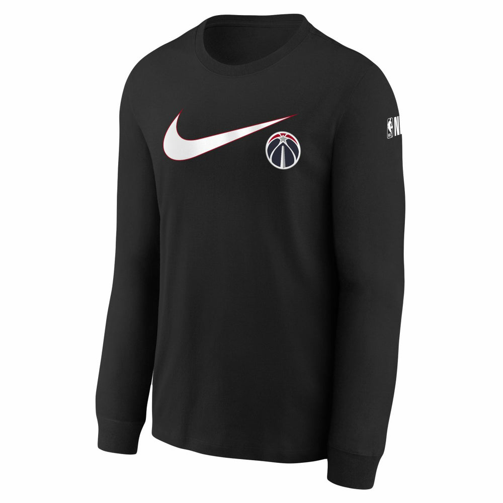 Washington Wizards Youth Swoosh Long Sleeve T-Shirt - Black cheap