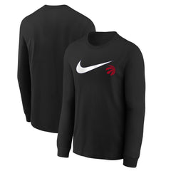 Toronto Raptors Youth Swoosh Long Sleeve T-Shirt - Black outlet