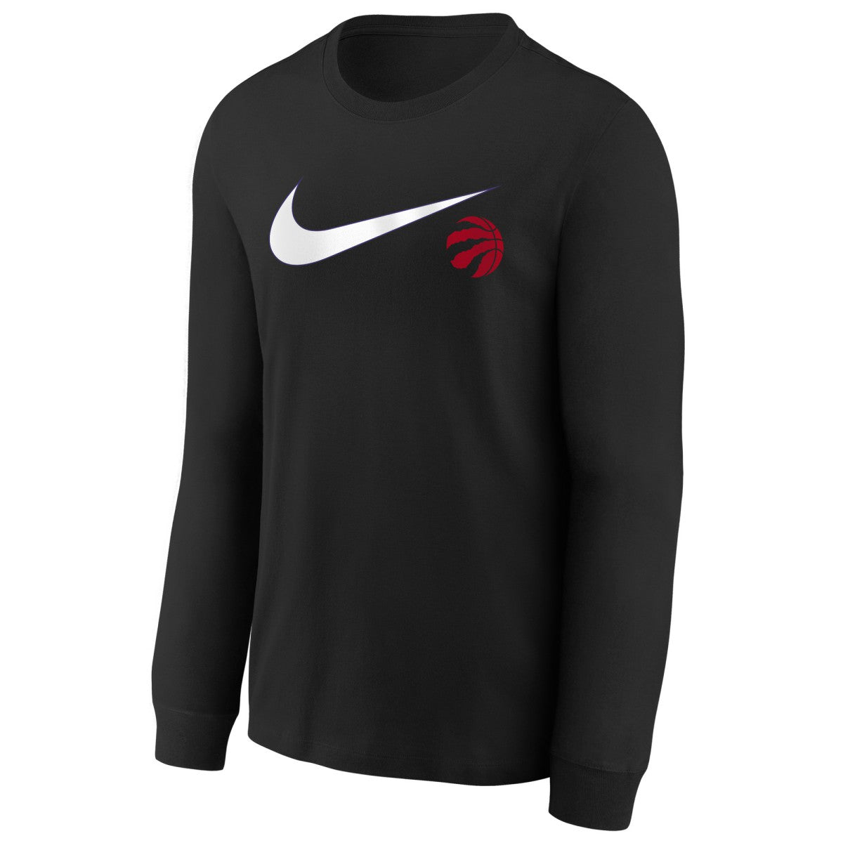 Toronto Raptors Youth Swoosh Long Sleeve T-Shirt - Black outlet