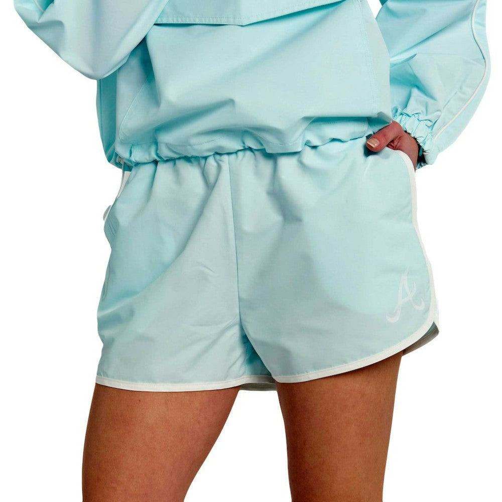 Atlanta Braves Lusso Women's Nina Shorts Light Blue
