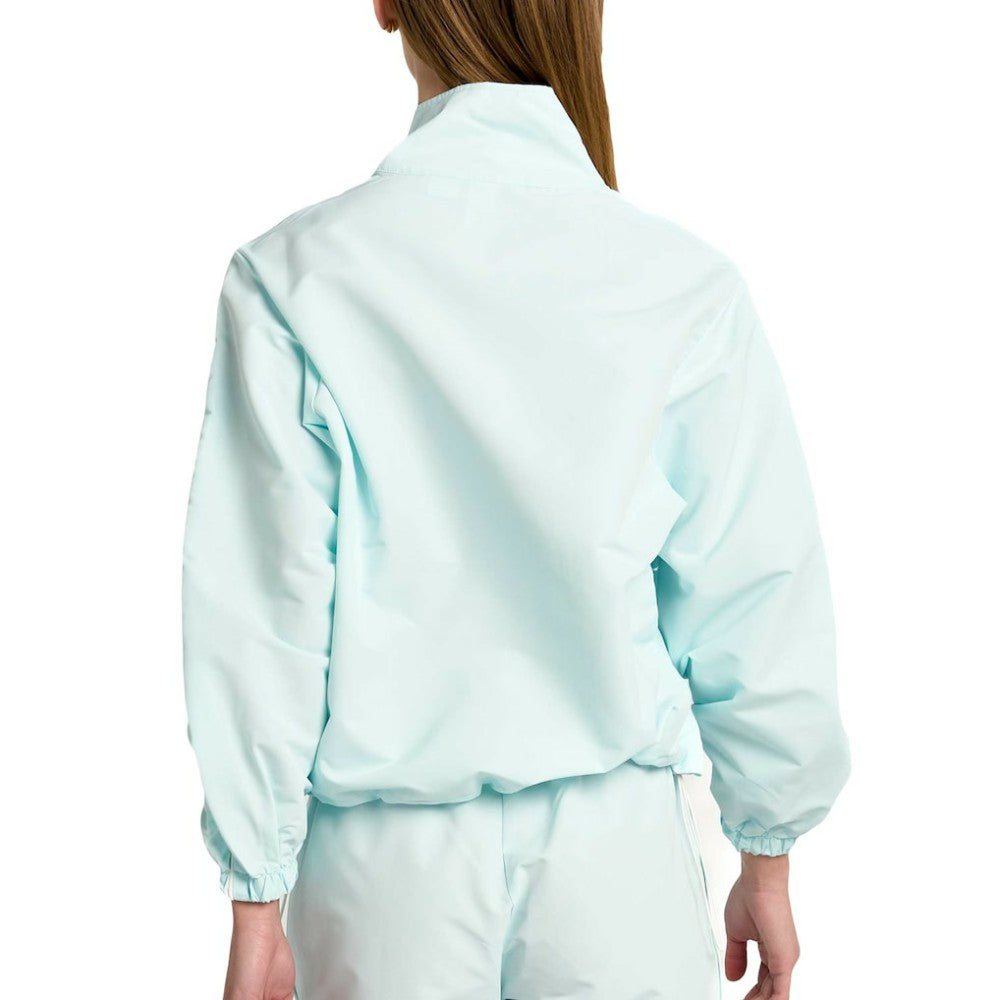 Chicago Cubs Lusso Women's Parker Half-Zip Jacket Light Blue