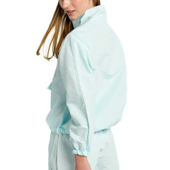 Los Angeles Dodgers Lusso Women's Parker Half-Zip Jacket Light Blue
