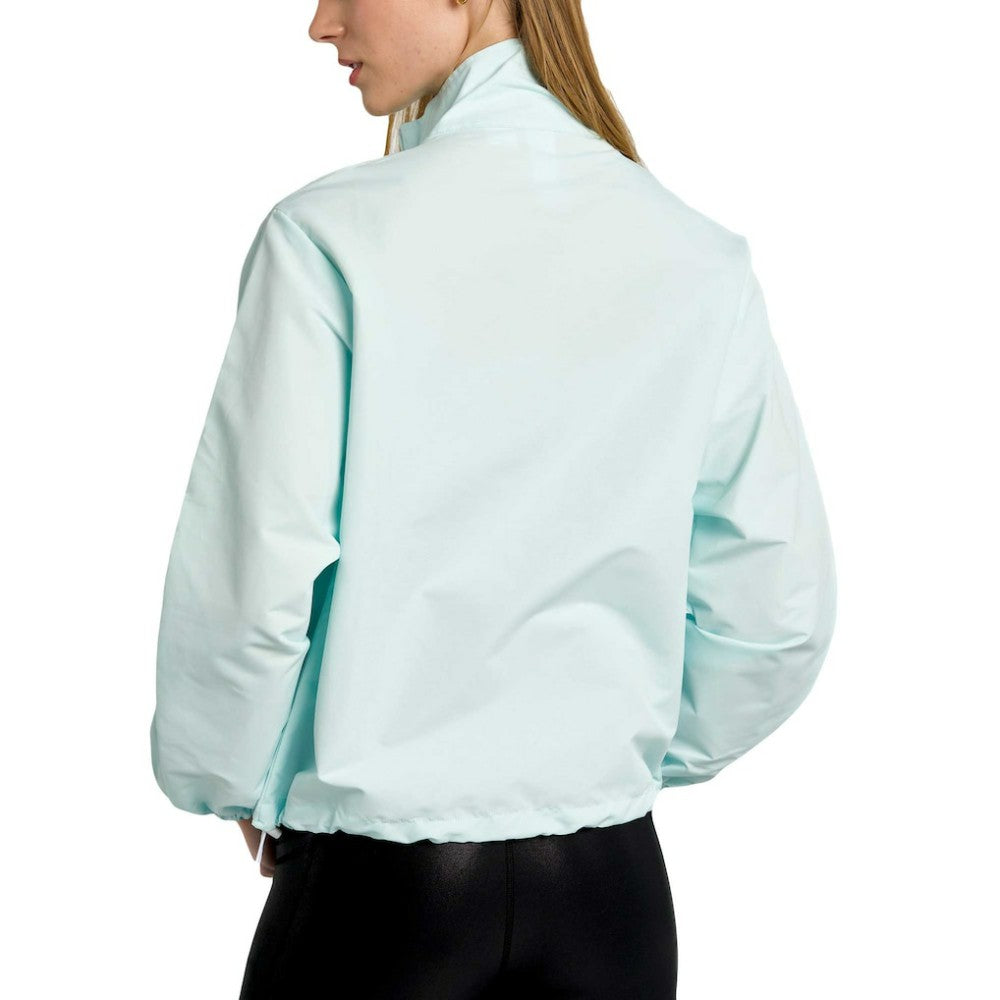 New York Yankees Lusso Women's Parker Half-Zip Jacket Light Blue