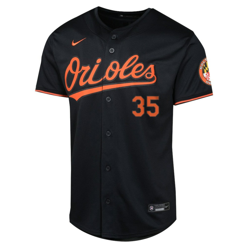 Adley Rutschman Baltimore Orioles Youth Alternate Limited Player Jersey Black
