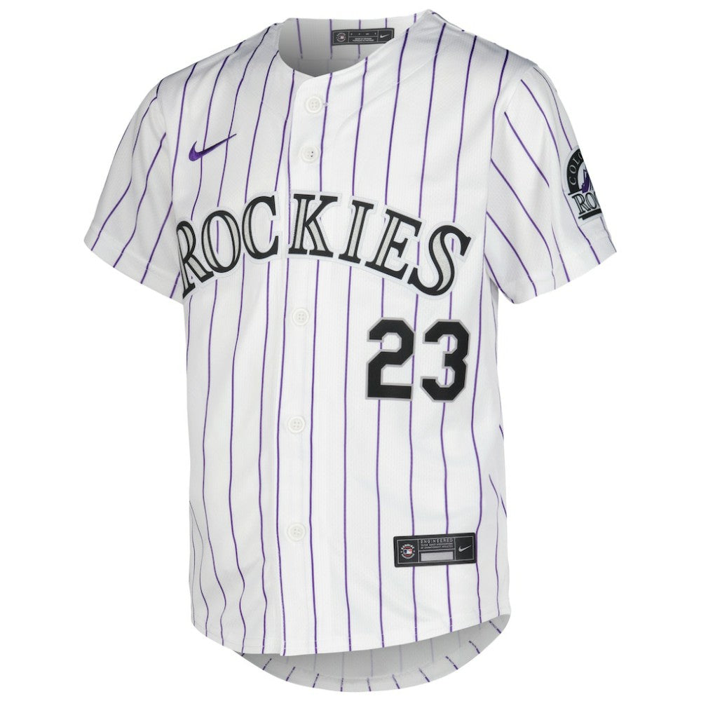 Kris Bryant Colorado Rockies Youth Home Limited Player Jersey White