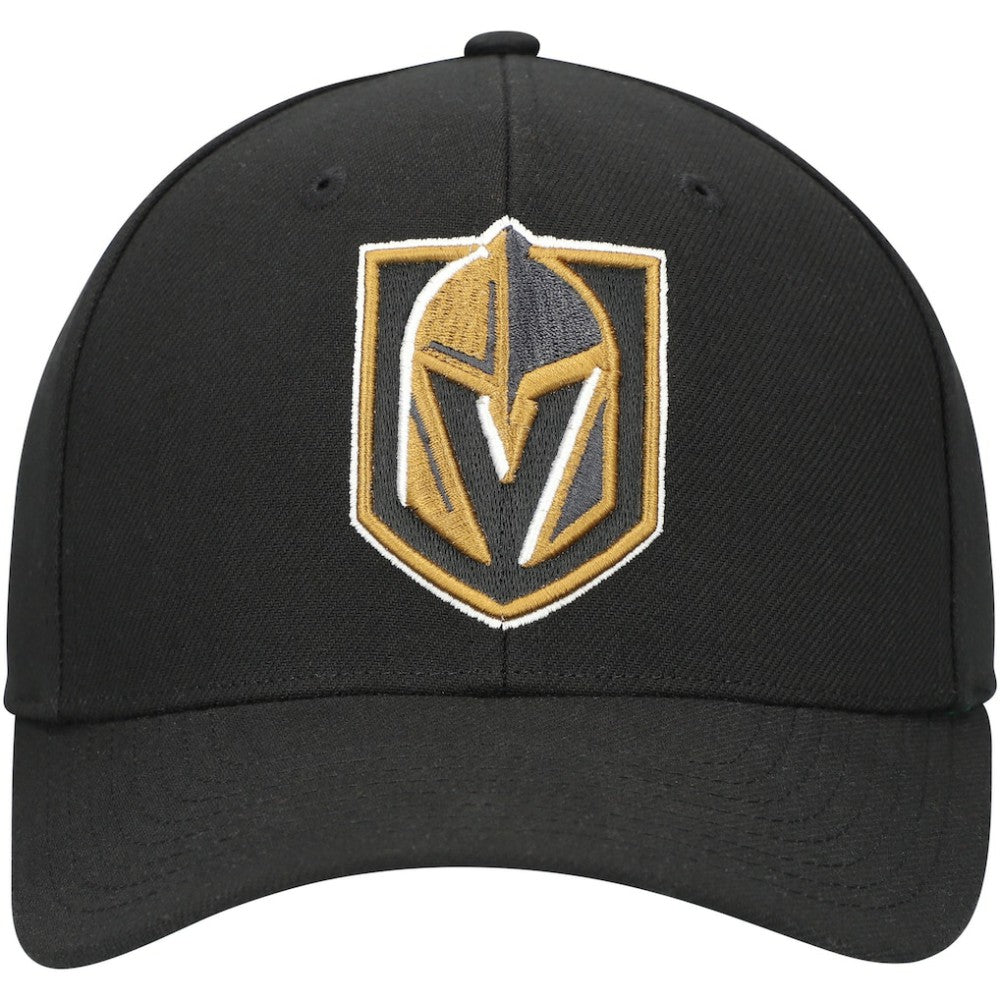 Vegas Golden Knights Mitchell & Ness Team Ground Pro Adjustable Hat - Black Hats