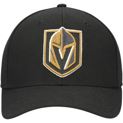 Vegas Golden Knights Mitchell & Ness Team Ground Pro Adjustable Hat - Black Hats