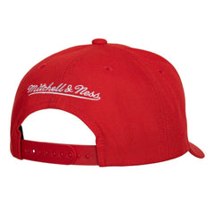 New Jersey Devils Mitchell & Ness Team Ground Pro Adjustable Hat - Red Jerseys