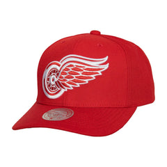 Detroit Red Wings Mitchell & Ness Team Ground Pro Adjustable Hat - Red Hats