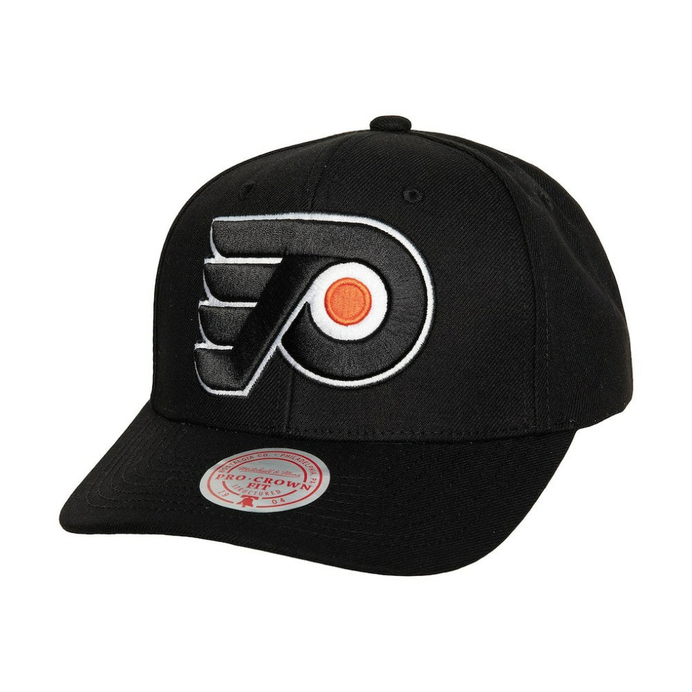 Philadelphia Flyers Mitchell & Ness Team Ground Pro Adjustable Hat - Black Hats