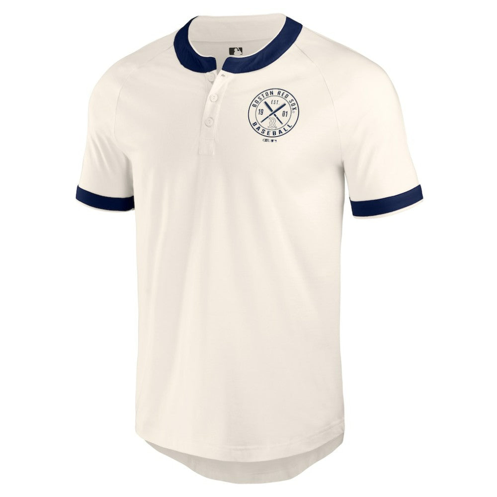 Boston Red Sox Darius Rucker Collection Henley Raglan T-Shirt White