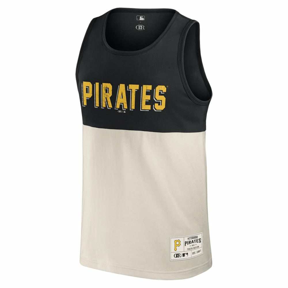 Pittsburgh Pirates Darius Rucker Collection Colorblock Tank Top Black