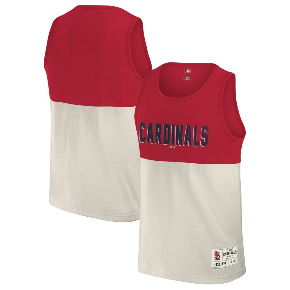 St. Louis Cardinals Darius Rucker Collection Colorblock Tank Top Red