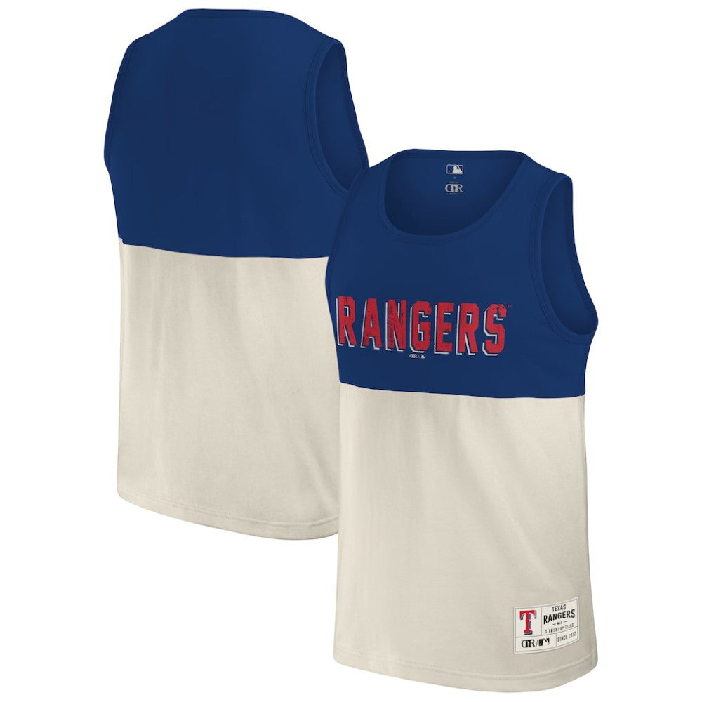 Texas Rangers Darius Rucker Collection Colorblock Tank Top Royal