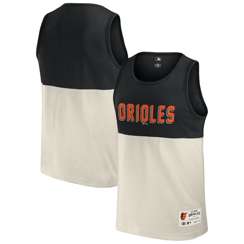 Baltimore Orioles Darius Rucker Collection Colorblock Tank Top Black