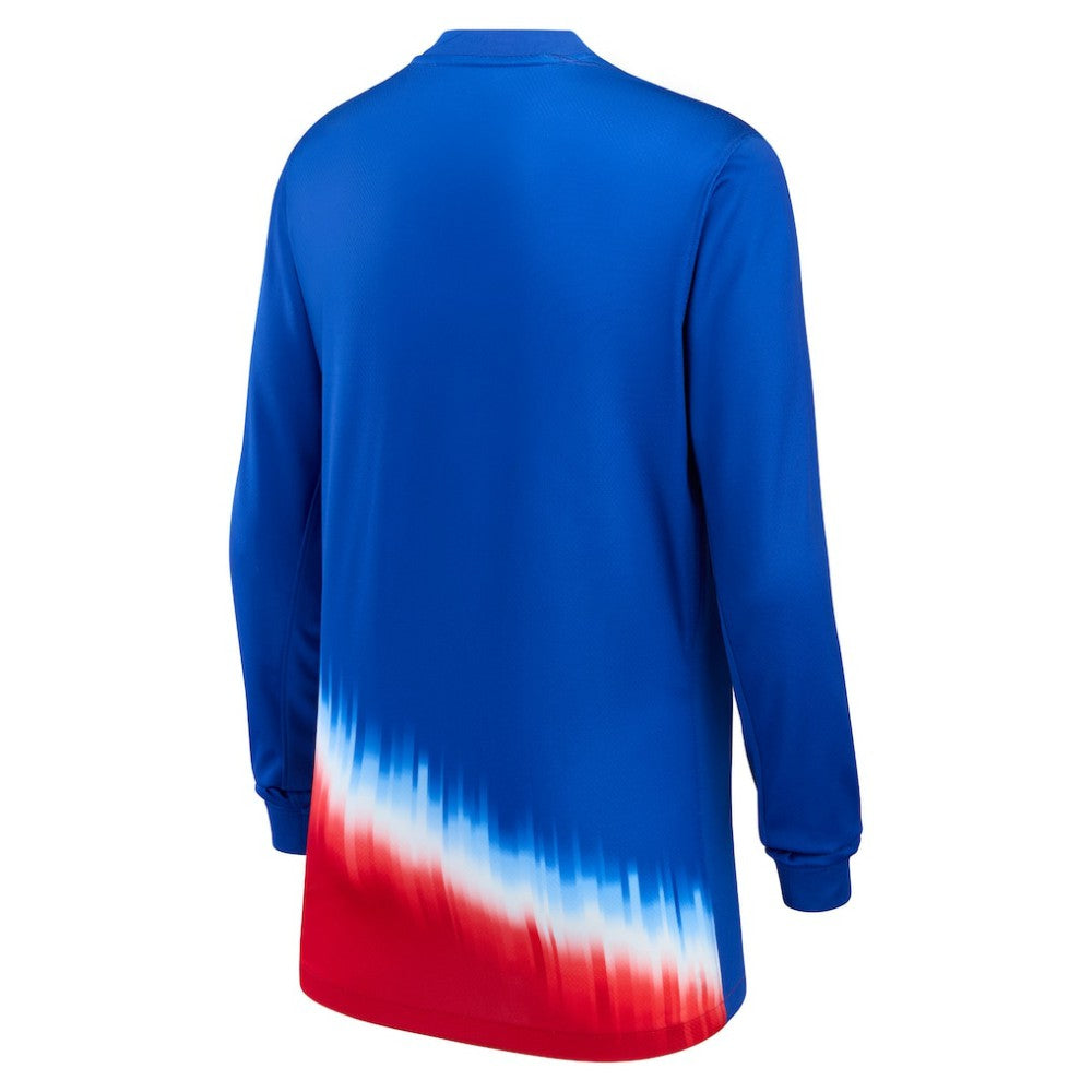 USMNT Youth 2024 Away Replica Long Sleeve Jersey - Blue on sale