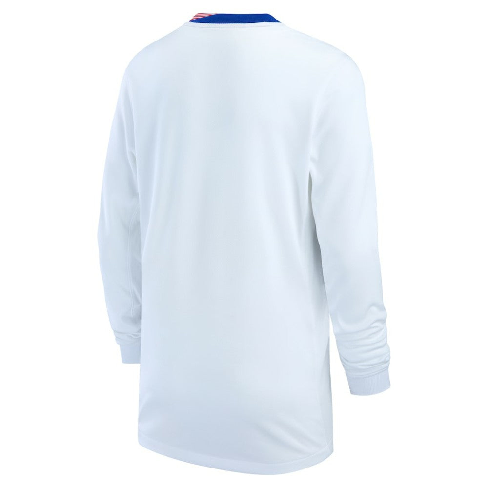 USMNT Youth 2024 Home Replica Long Sleeve Jersey - White shop