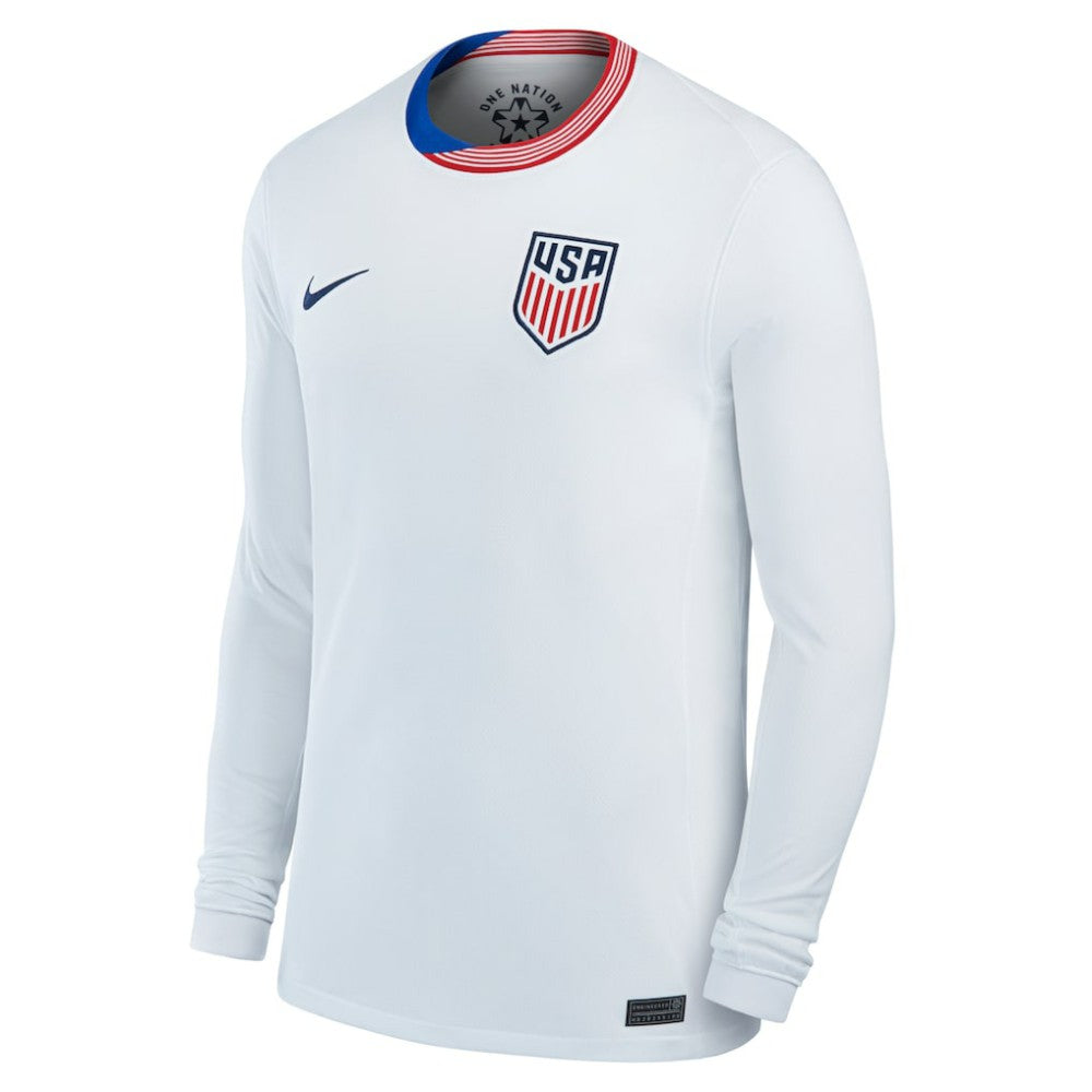 USMNT 2024 Home Replica Long Sleeve Jersey - White outlet