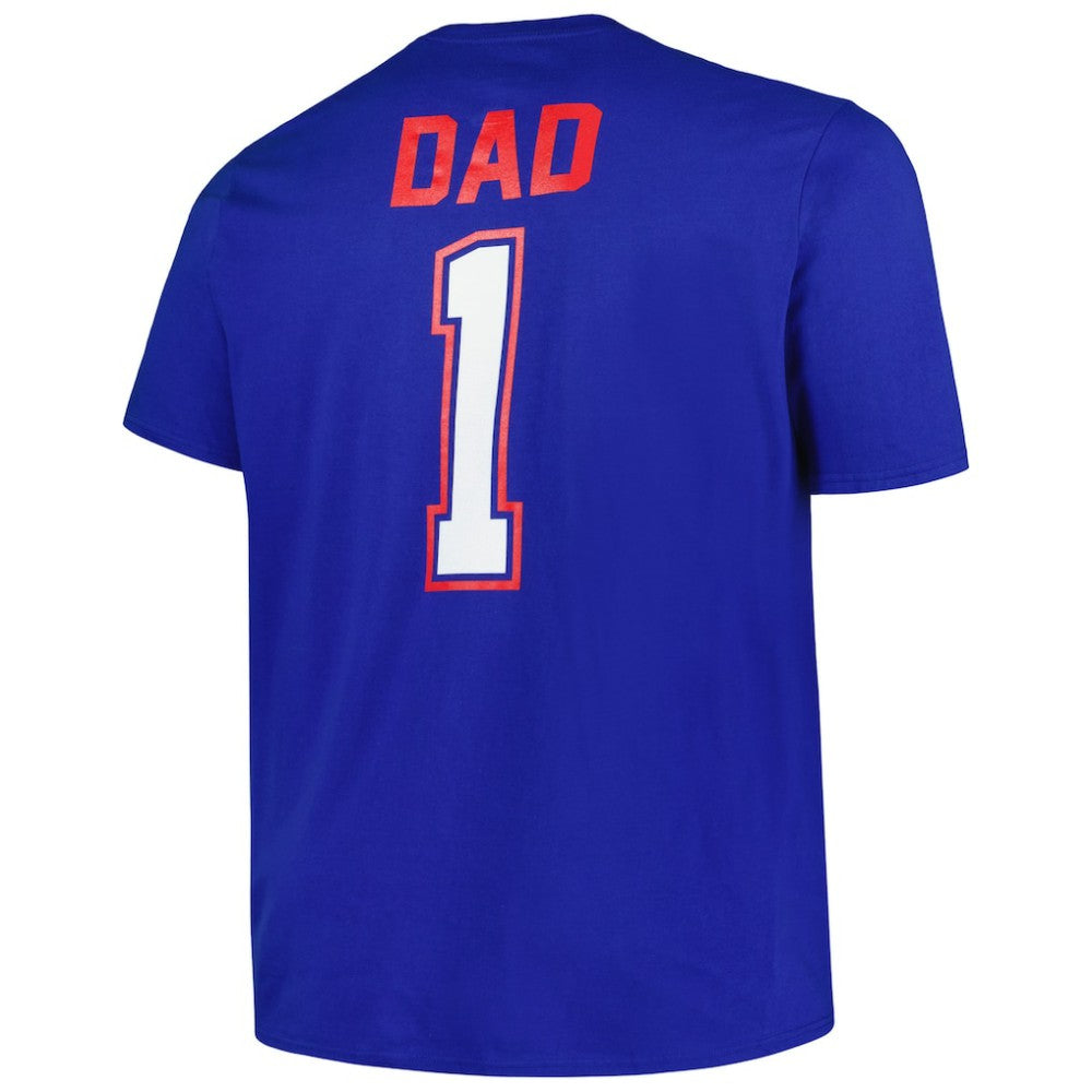 Philadelphia Phillies Profile Big & Tall #1 Dad T-Shirt Royal