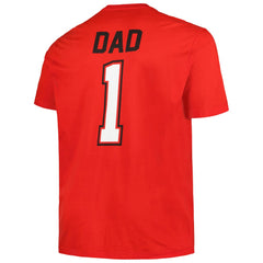 Cincinnati Reds Profile Big & Tall #1 Dad T-Shirt Red