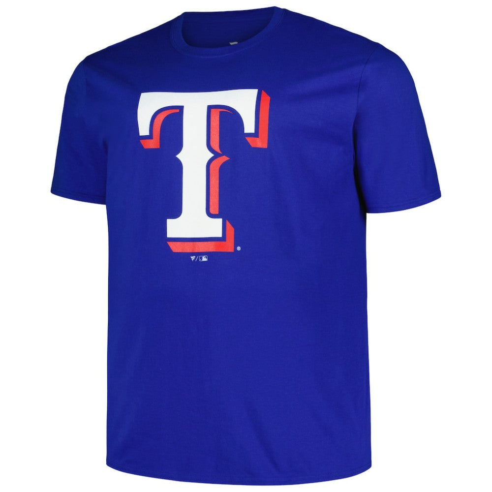Texas Rangers Profile Big & Tall #1 Dad T-Shirt Royal