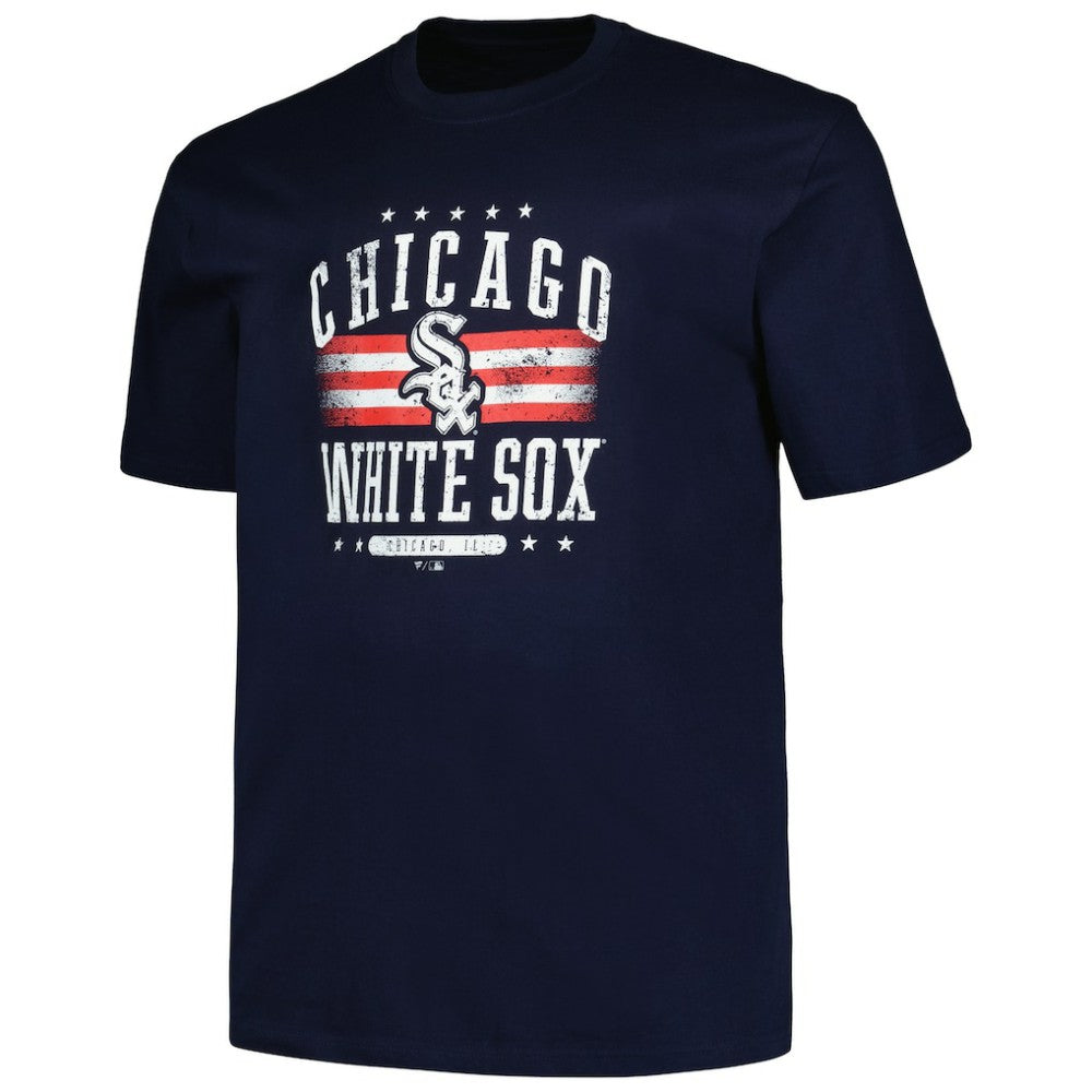Chicago White Sox Profile Big & Tall Americana T-Shirt Navy