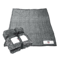 USMNT Logo Brands 60'' x 50'' Color Frosty Fleece Blanket for sale - Charcoal