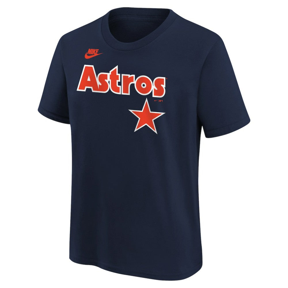 Craig Biggio Houston Astros Youth Cooperstown Collection Name & Number T-Shirt Navy