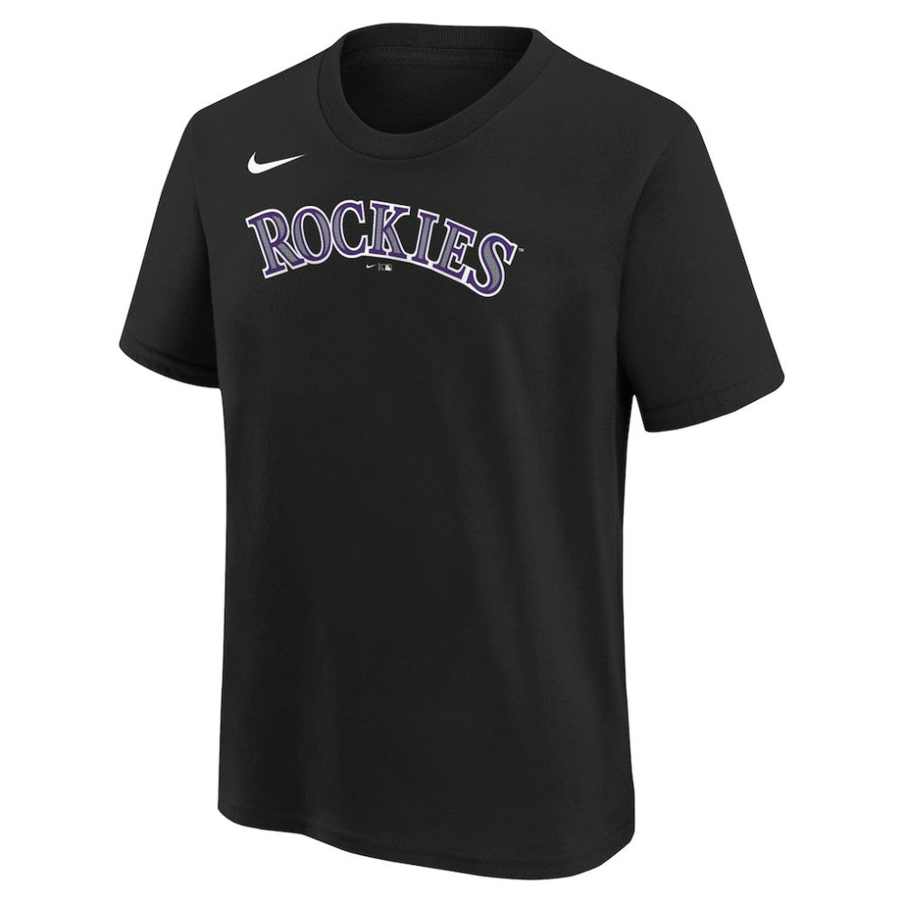 Kris Bryant Colorado Rockies Youth Name & Number T-Shirt Black