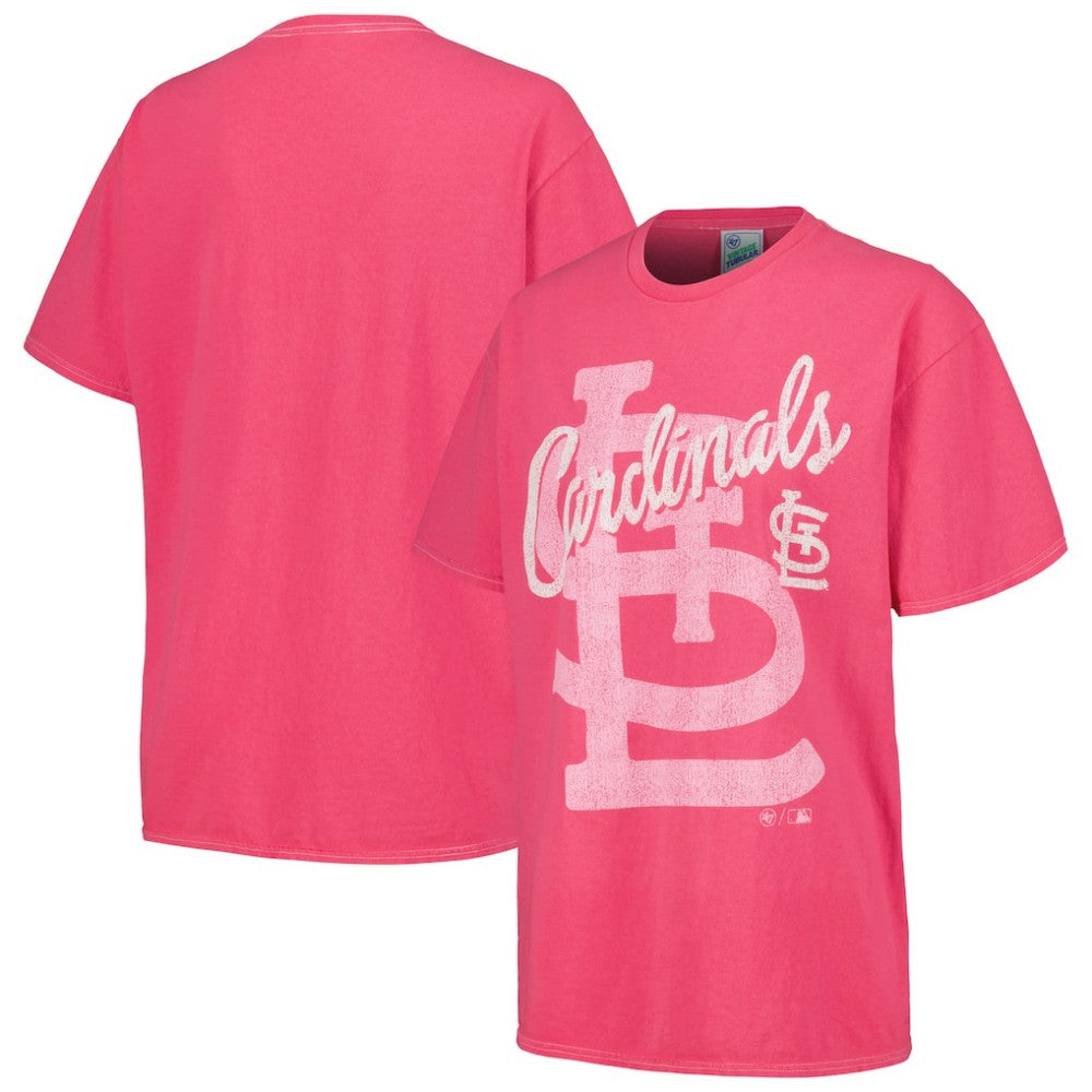 St. Louis Cardinals Women's Dopamine Tradition T-Shirt Pink